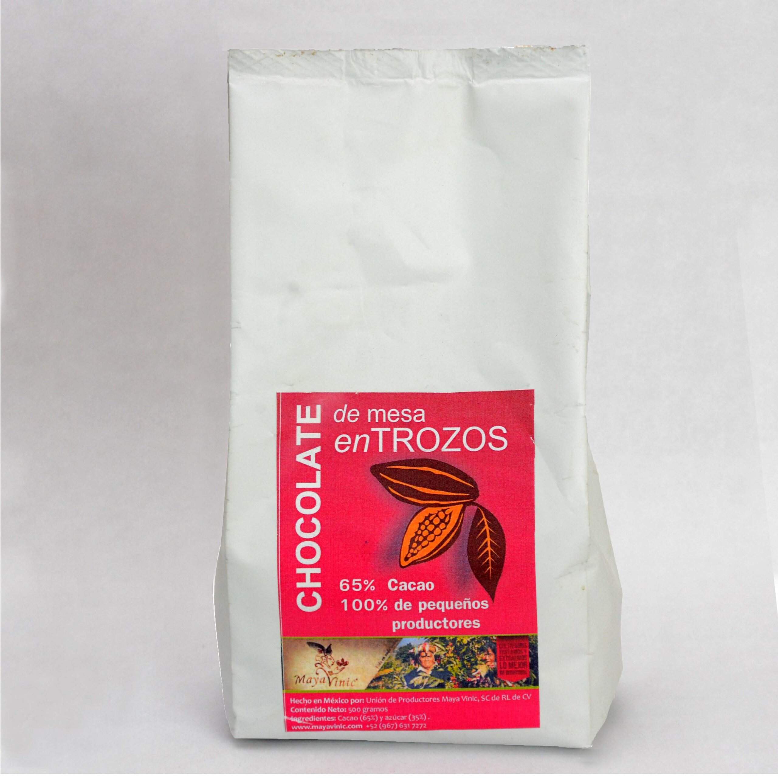Chocolate  65% cacao 500gr