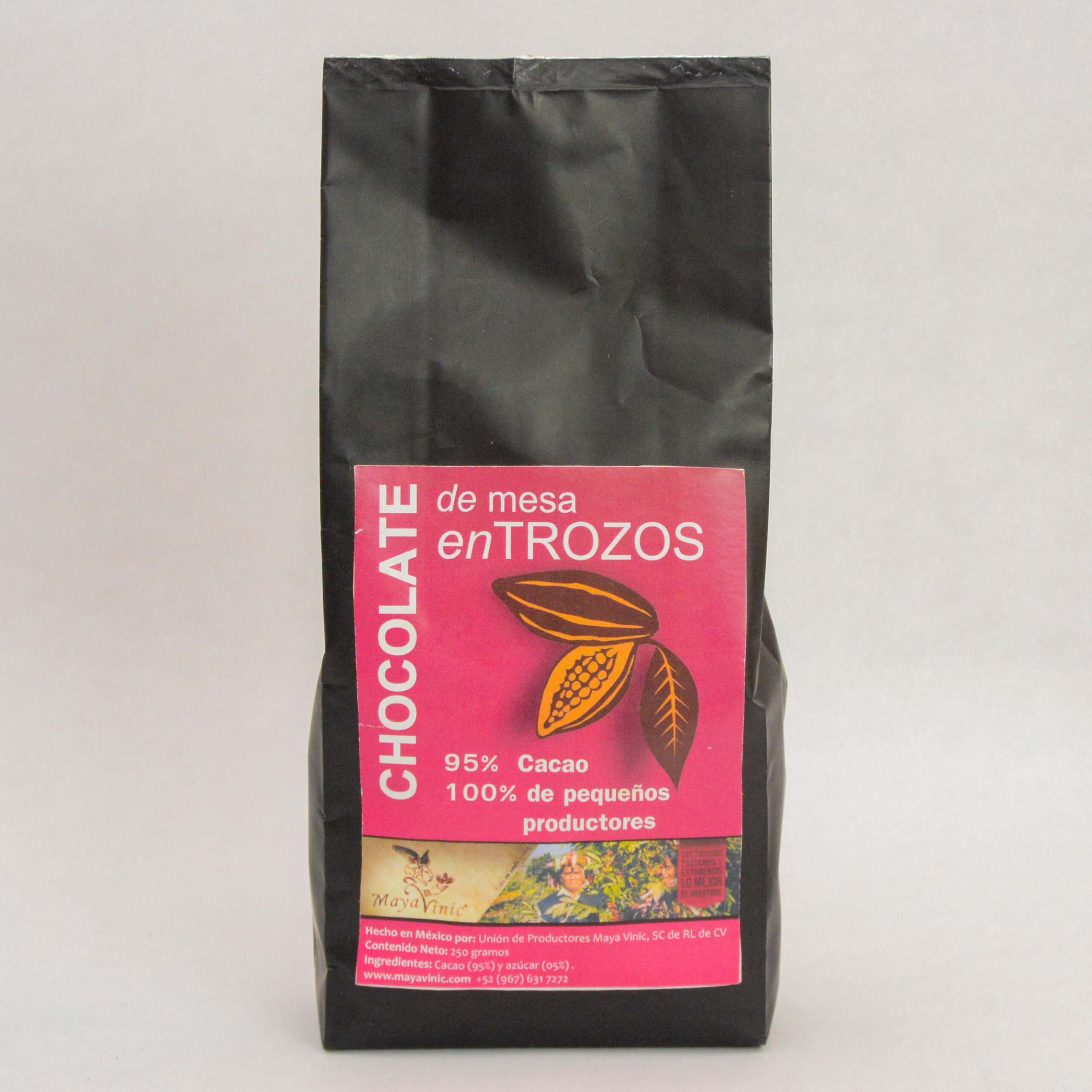Chocolate 95% cacao 250gr